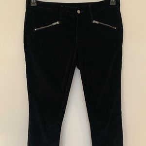 Gap velvet skinny pants